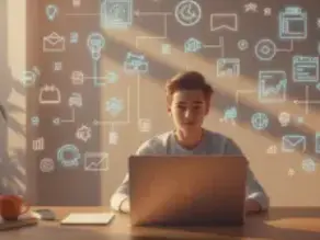 Beginner using ChatGPT with a simple step by step guide to create an account write prompts and use AI confidently.