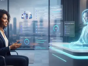 ChatGPT Prompts for Job Interview displayed on a laptop with AI mock interview questions, recruiter feedback, STAR method practice, and interview preparation tools.