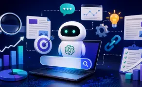 ChatGPT Prompts for SEO with 60+ ready-to-use AI prompts for keyword research, content writing, technical SEO, and on-page optimization.