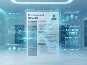 ChatGPT Resume Prompts for creating an ATS-friendly resume with AI-generated resume summaries, keywords, bullet points, and resume optimization.