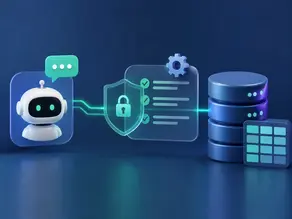 ChatGPT connected to a database through a secure integration layer