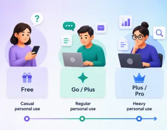ChatGPT plans for casual, regular and heavy personal use
